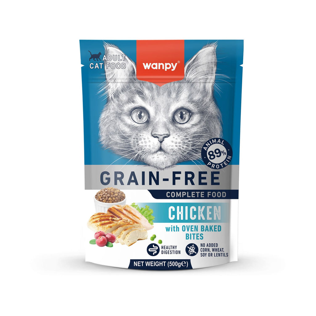 Wanpy Grain Free Complete Food for Adult Cat – Chicken Recipe