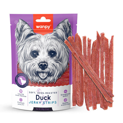 Wanpy Soft Duck Jerky Strips 100 g
