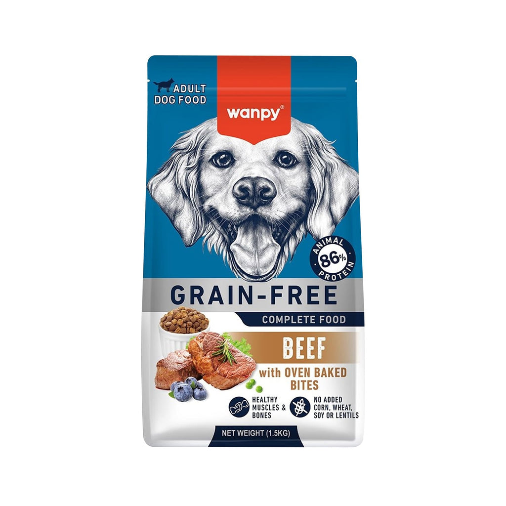 Wanpy Grain Free Adult Dog Beef 1.5 Kg