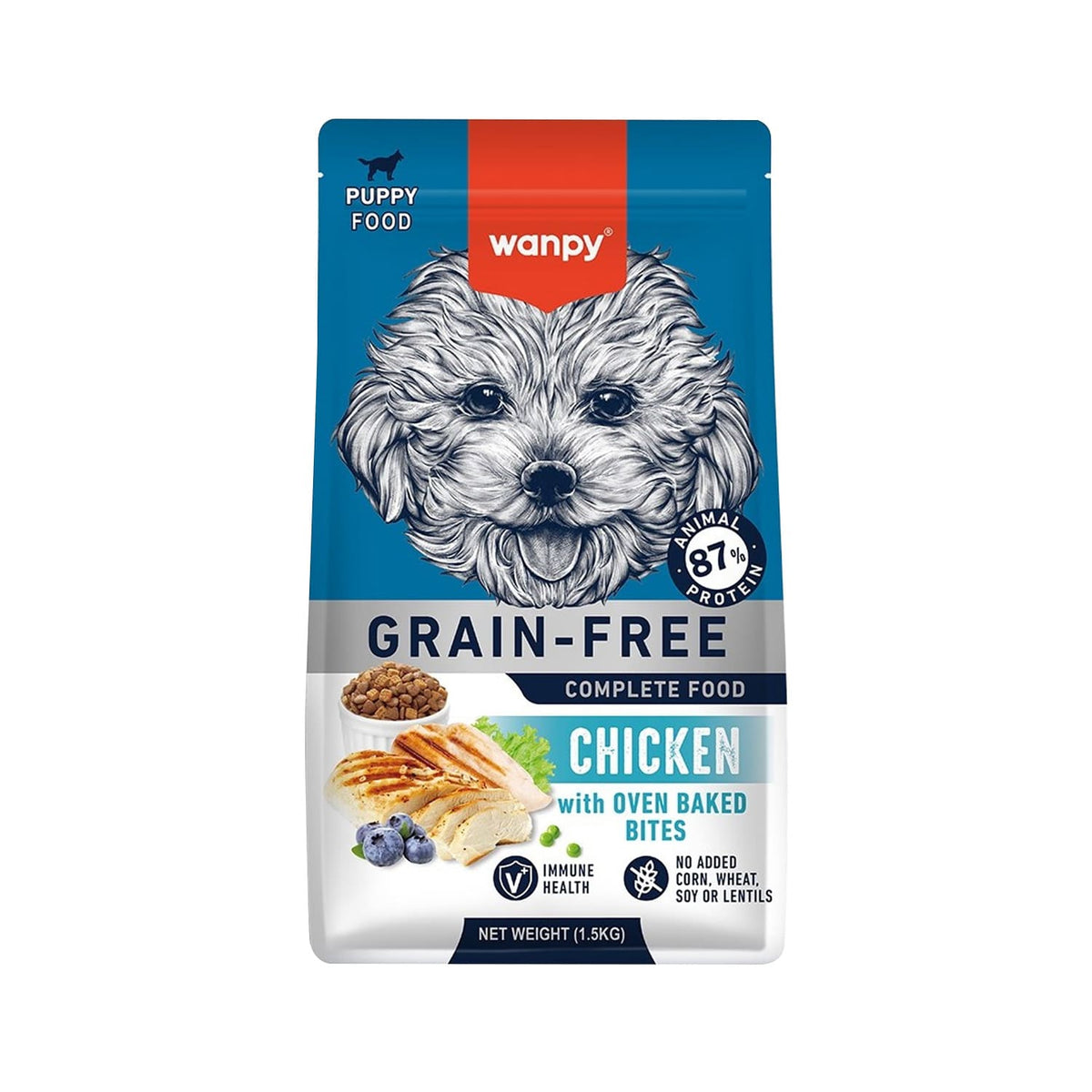 Wanpy Grain Free Puppy Chicken 1.5 Kg