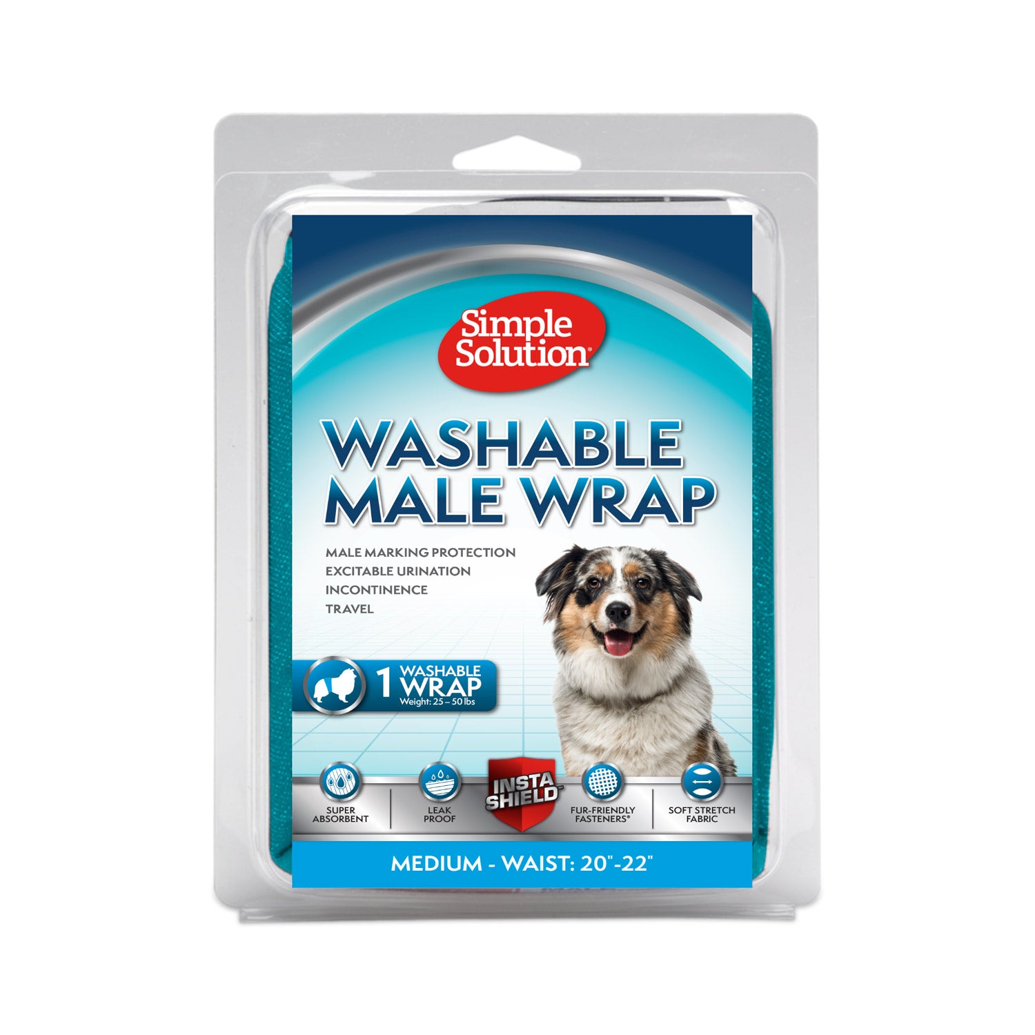 Simple Solution Washable Male Dog Wraps