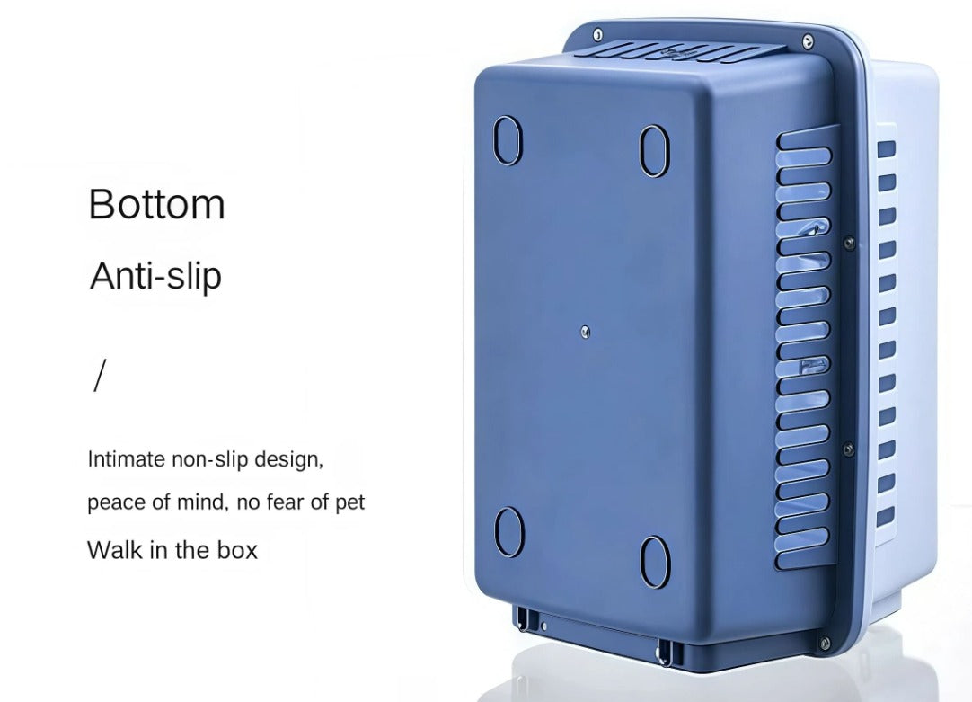 Cozy Paws Plastic Pet Carrier with Metal Door – 58*37*35 – Mixed Colours