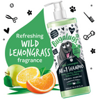 Bugalugs All in 1 Wild Lemongrass Shed Control Dog Shampoo - 500ML