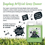Bugalugs Artificial Grass Cleaner Fresh Cut Grass Scent - 1L