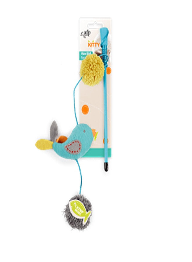 Kitty - Wand Bird - Turquoise
