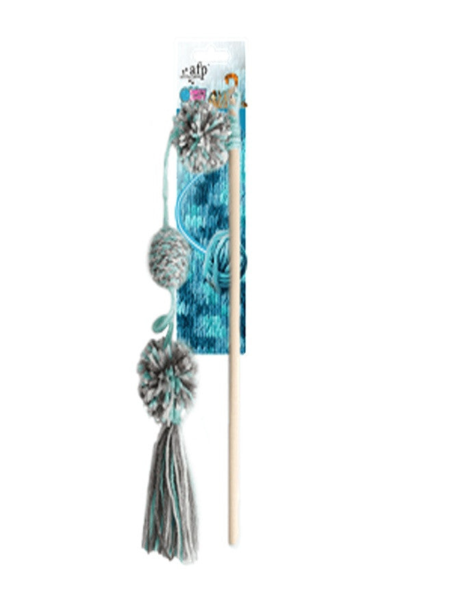 Knotty Habit - Yarn Pom Pom Wand