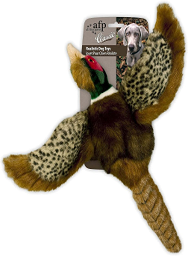 All For Paws Classic Pheasant Plush Dog Toy – Small – Dog Plush Toys