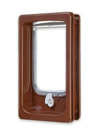 Cat-flap for Wooden Door with Tunnel