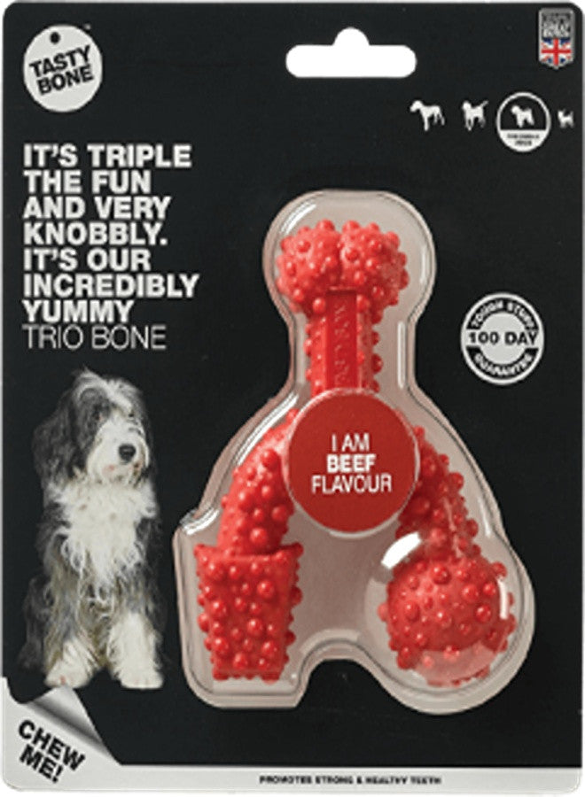 TastyBone Nylon Trio Small Dog - Beef