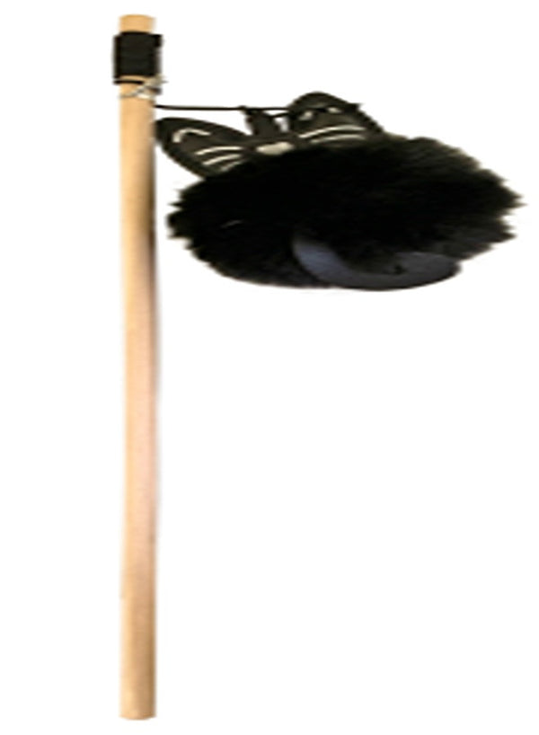 Bobby Fright Black Cat Wand Toy – 40 cm – Cat Wand & Teaser Toys