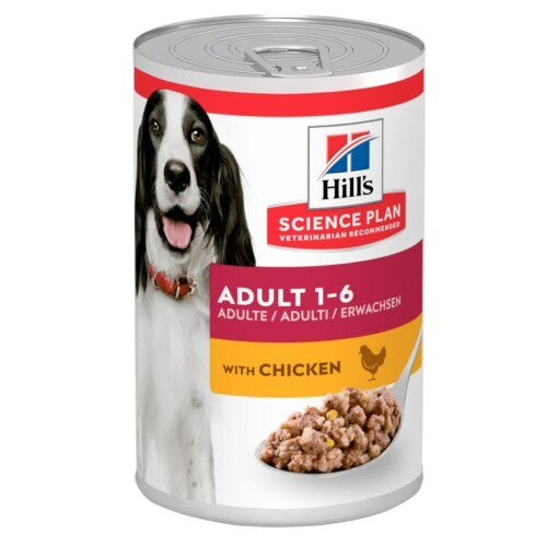 Hill’s Science Plan Adult Dog Food With Chicken (12x370g)