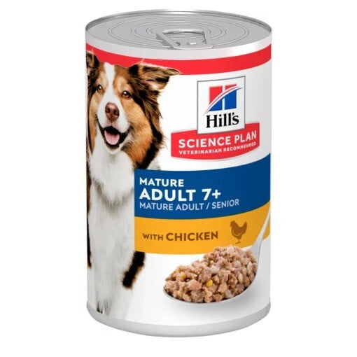 Hill’s Science Plan Mature Adult 7+ Dog Food with Chicken (12x370g)