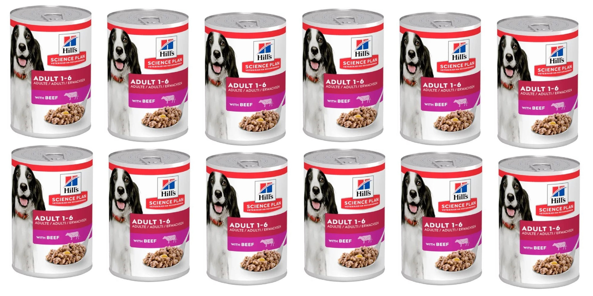 Hill's Science Plan  Adult Dog Wet Food with Beef 370 g