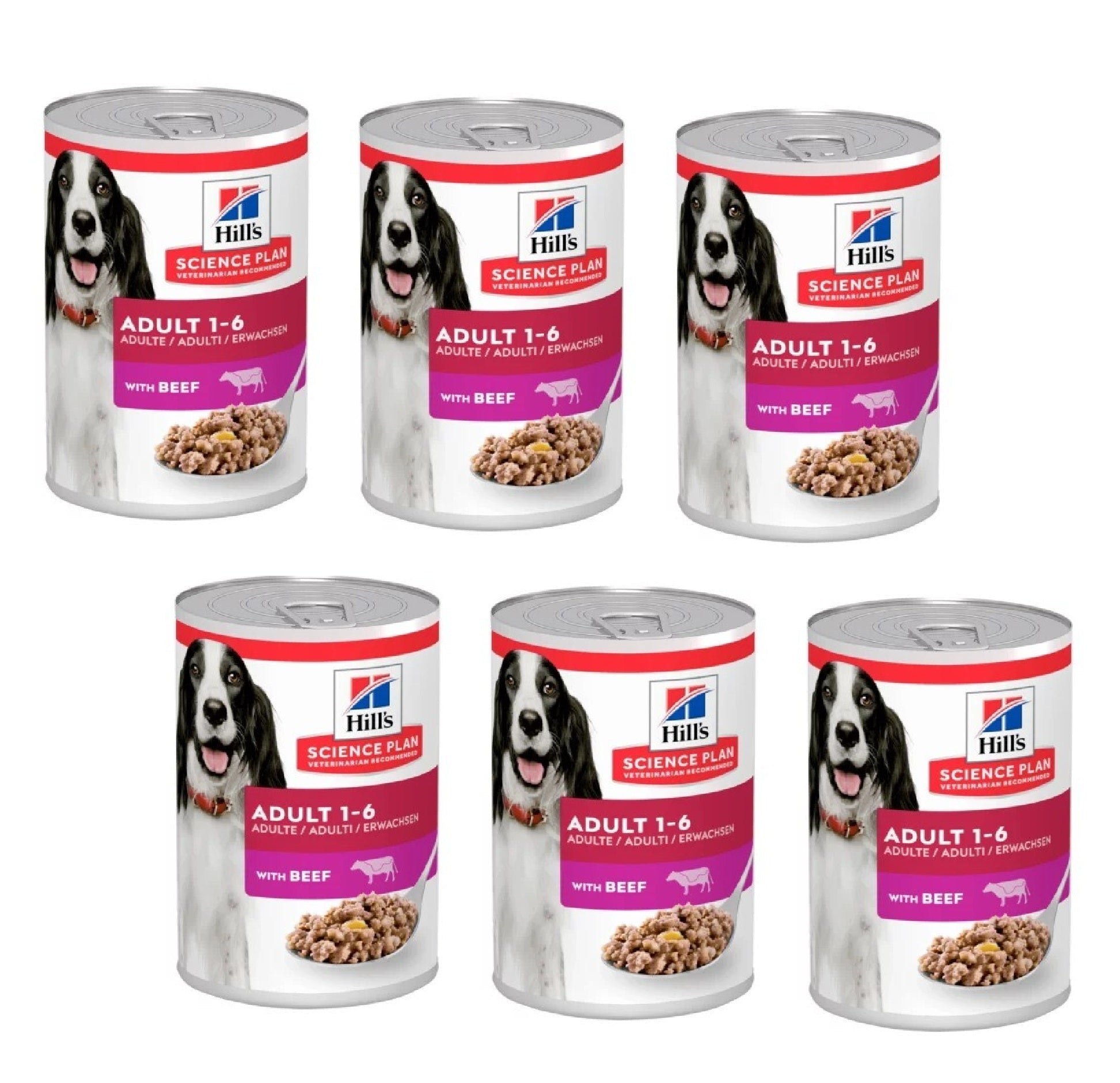 Hill's Science Plan  Adult Dog Wet Food with Beef 370 g