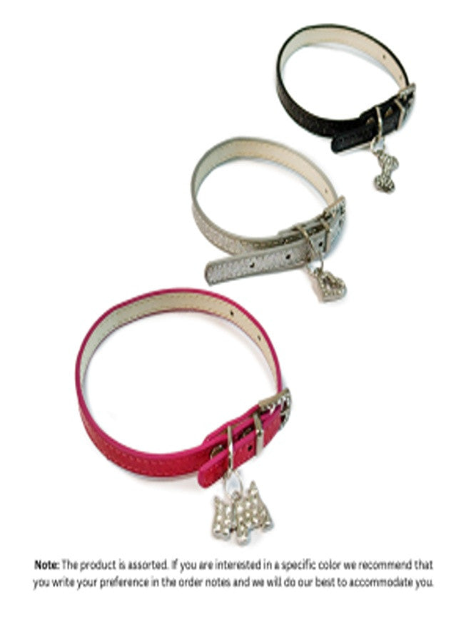 Charm Dog Collar 1 x 30 cm, Assorted Colors