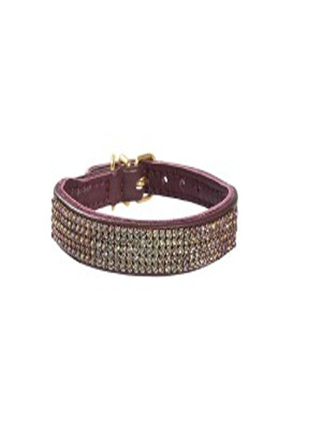 Crystal Princesse Collar - Prune / 30 cm