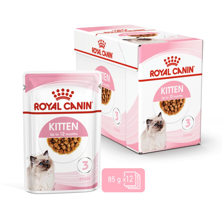 Feline Health Nutrition Kitten Gravy (Wet Food - Pouches) 12 x 85 g - 1 Box