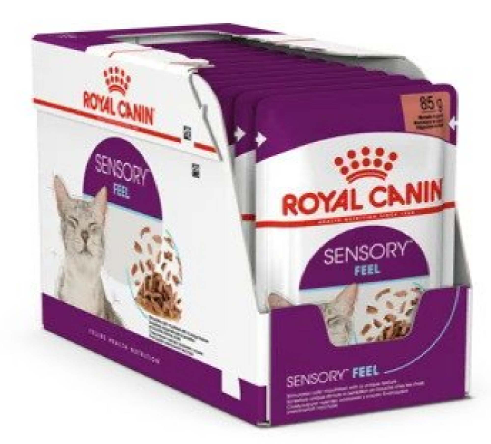 Royal Canin Feline Health Nutrition Sensory Feel Gravy Cat Wet Food 85G - Pack of 12