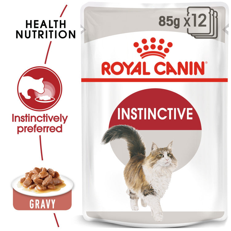 Feline Health Nutrition Instinctive Adult Cats Gravy (Wet Food - Pouches) 12 x 85 g