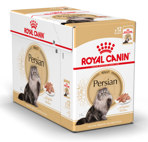 Royal Canin Feline Breed Nutrition Persian (Wet Food - Pouches) 12 x 85 g - Pack of 12