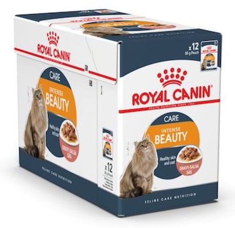 Feline Care Nutrition Hair & Skin Gravy (Wet Food - Pouches) 12 x 85 g - 1 Box