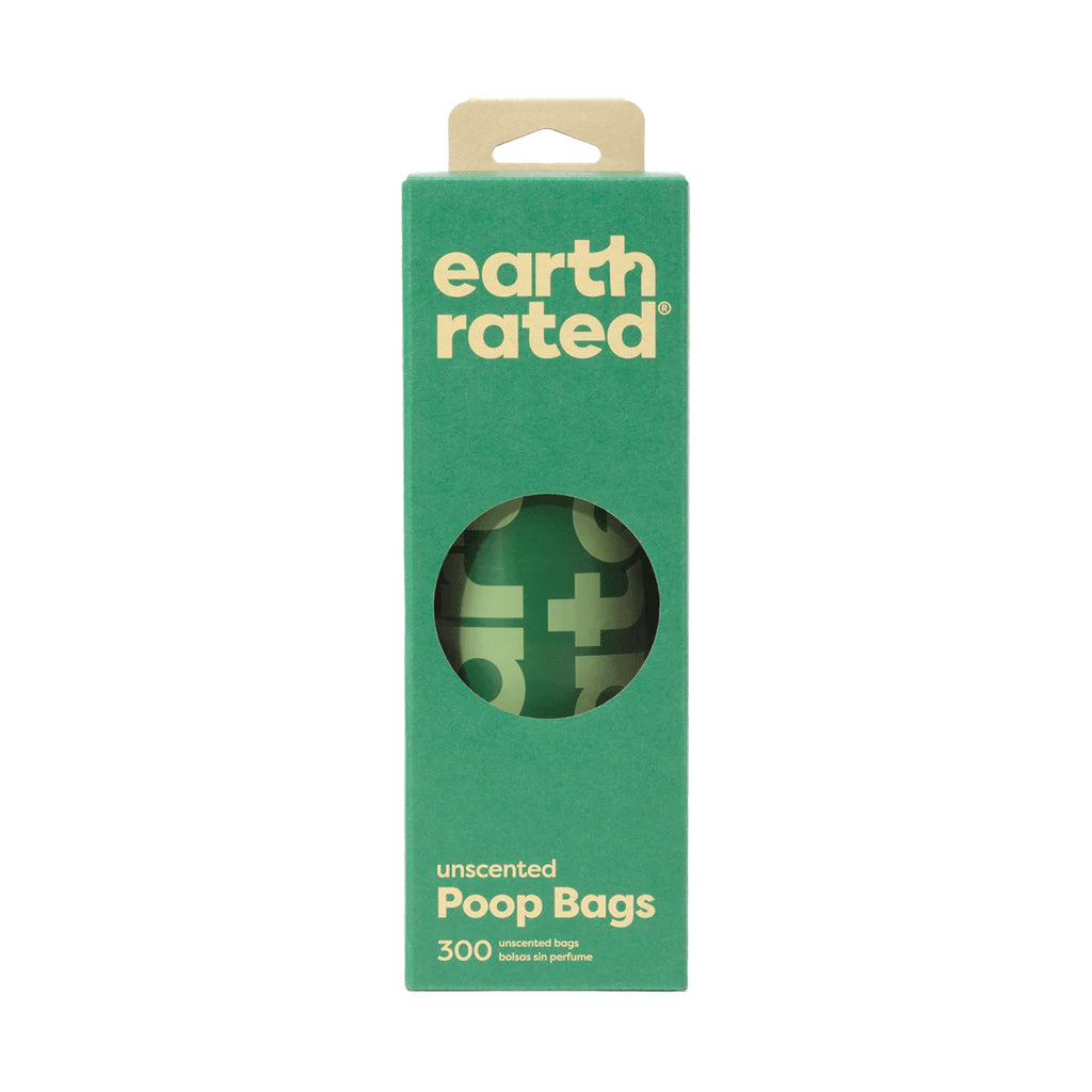 Earth Rated Dog Poop Bags  Bulk Single Roll ( 300 Bags)