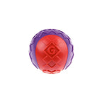 Gigwi Ball Red Purple Squeaker Solid