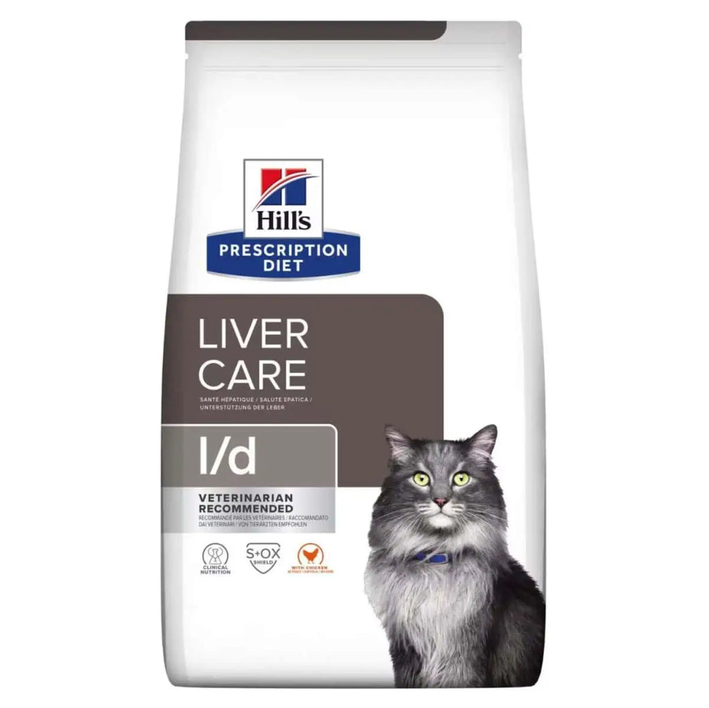 Hill's Prescription Diet l/d Liver Care Dry Cat Food with Chicken (1.5 kg) — Near expiry, best before 25/09/2026