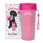 Bugalugs Paw Cleaner Cup For Dogs & Cats Pink
