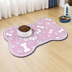 Cozy Paws Bone-Shaped Quick-Dry Pet Feeding Mat-11.8*15.7inch(30*40cm)