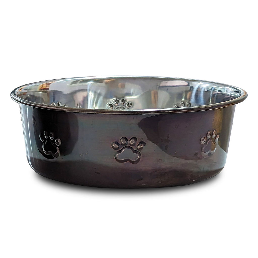 Premium Bowl Paw Embossed – Antique Copper