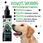 Bugalugs Wild Lemongrass Shed Control Dog Deodorising Spray - 200ML