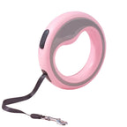 Cozy Paws Retractable Dog Leash With Circular Ring- 2.5m (Pink)