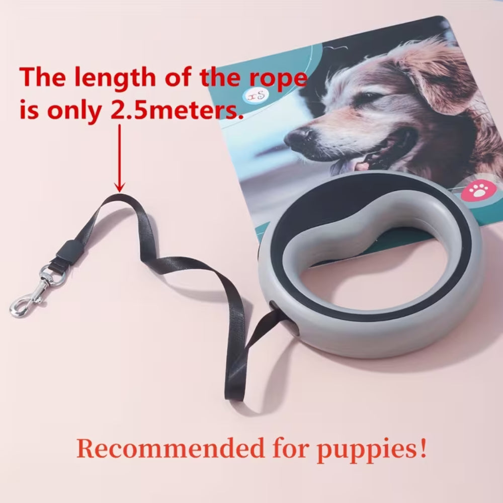 Cozy Paws Retractable Dog Leash With Circular Ring- 2.5m (Blue)