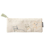 PetShop by Fringe Studio Stitched Cats Canvas Pouch