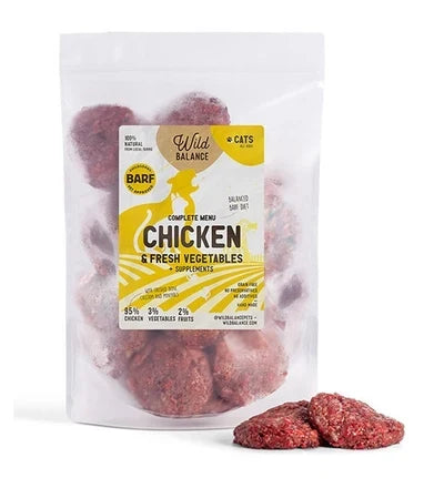 Wild Balance Complete BARF Menu Chicken for Cats - 1KG