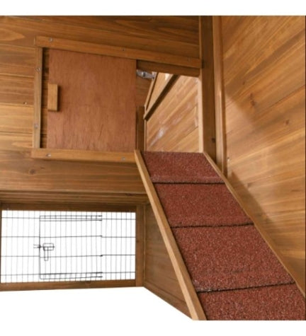 Trixie Natura Hutch with Covered Enclosure for Small Pets