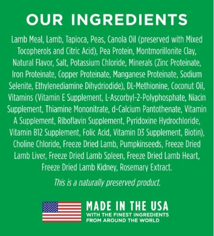 Instinct Limited Ingredient Diet Grain Free Recipe Lamb Dry Dog Food