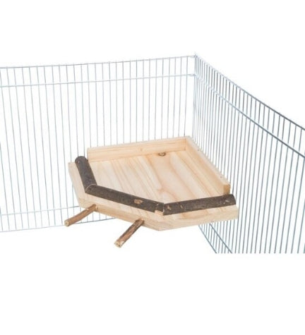 Trixie Landing Area with Wood Perches for Birds