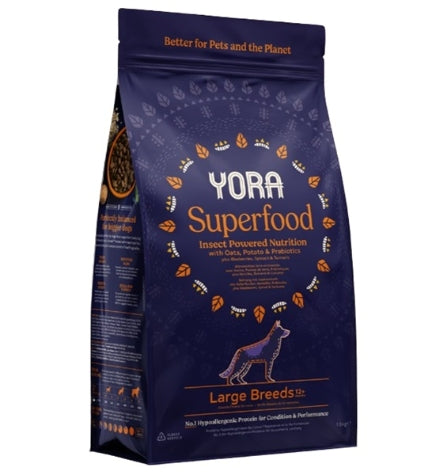 Yora Pet Foods Superfood Adult Large Breed Dog Dry Food — 12KG