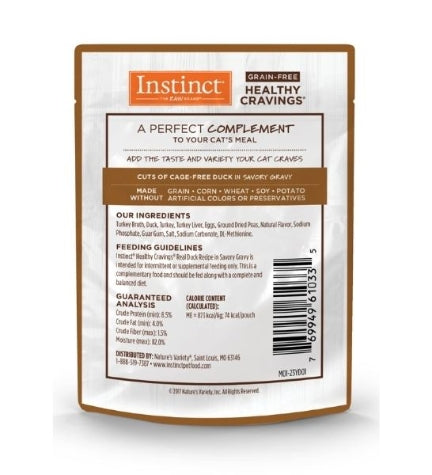 Instinct Healthy Cravings Duck Wet Cat Food 85G