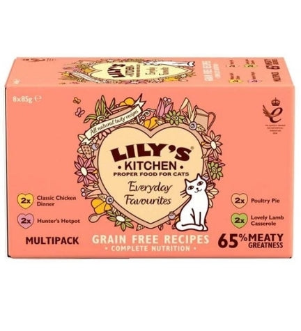 Lily's Kitchen Paté Selection Multipack Wet Cat Food 8X85G