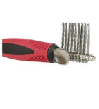Trixie Plastic/Metal Fur Detangler Serrated Edge for Dogs & Cats