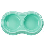 Trixie Double Plastic Bowl for Cats