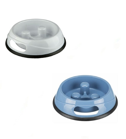 Trixie Slow Feed Bowl for Dogs — 23cm / Blue