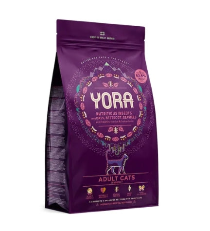 Yora Pet Foods Insect Protein Adult Dry Cat Food — 3.75KG