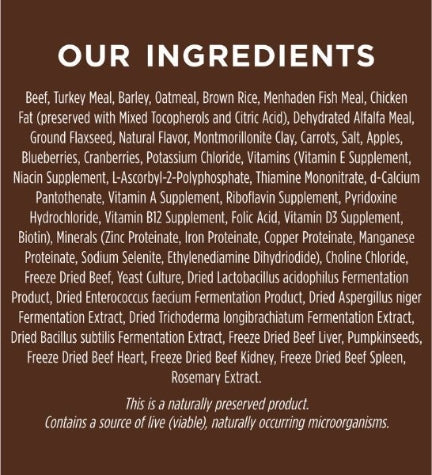 Instinct Be Natural Kibble Beef & Barley Dry Dog Food