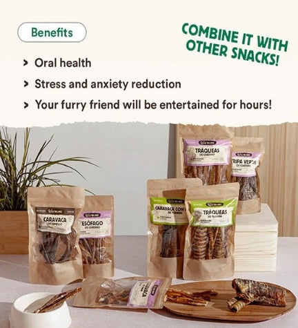 Wild Balance Natural Snack Beef Trachea for Dogs 100G