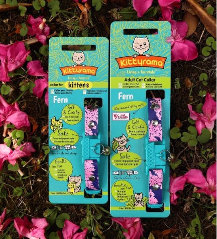 Kittyrama Botanical Fern Kitten Collar