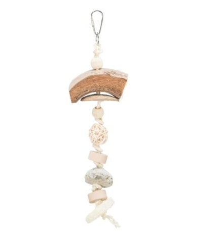 Trixie Coconut, Rattan & Lava Rock Natural Bird Toy